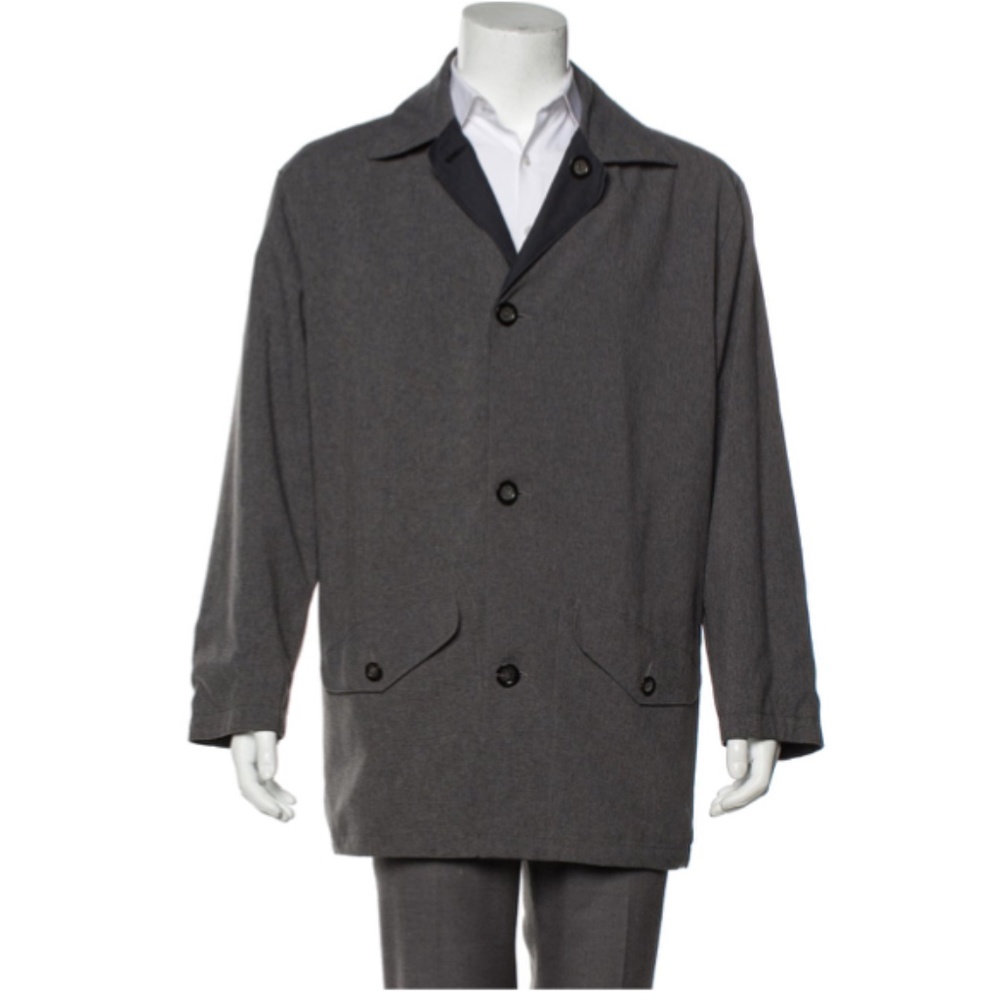 ERMENEGILDO ZEGNA Reversible Spread Collar Jacket
